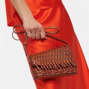 Staud Handbag - woven leather small crossbody